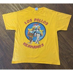 Los Pollos Hermanos Vintage Shirt Breaking Bad Large